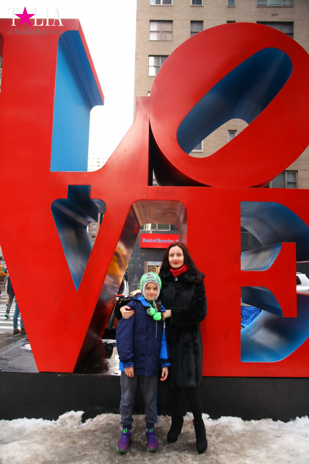 LOVE and HOPE sculptures in New York City